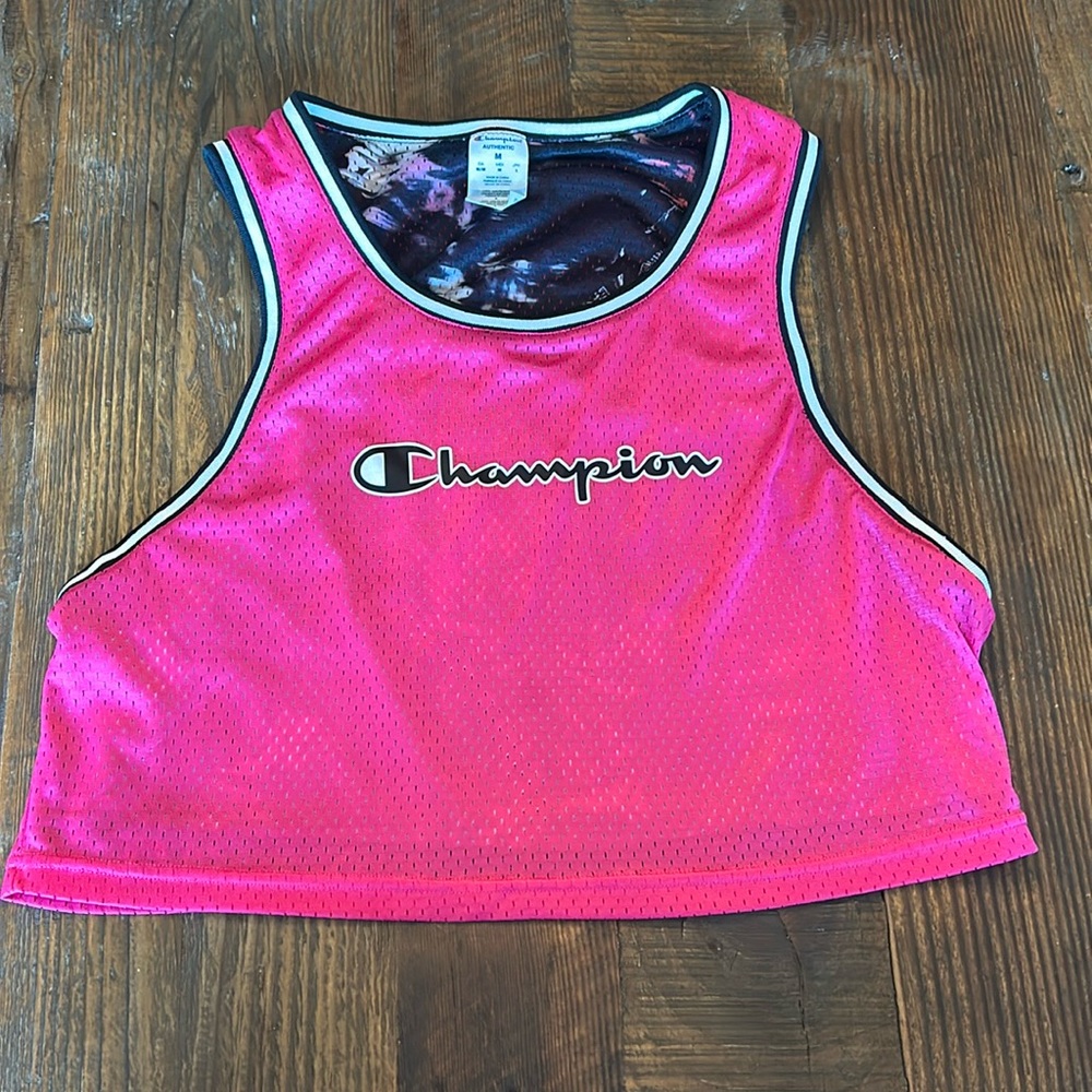 Reversible Champion Jersey Crop Top